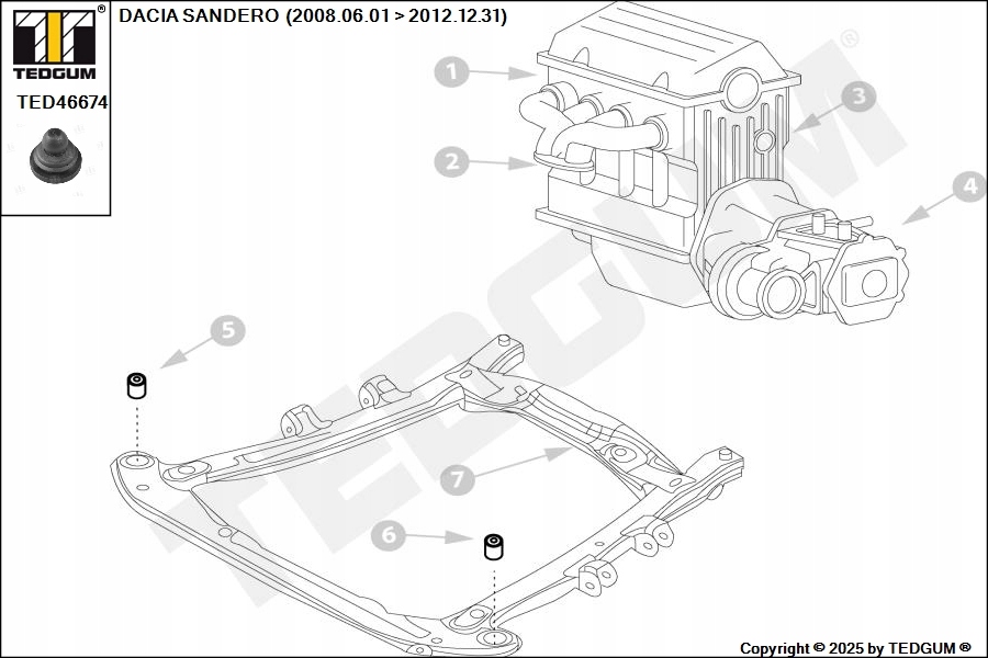 Кронштейн фильтра воздуха dacia renault Оригинал