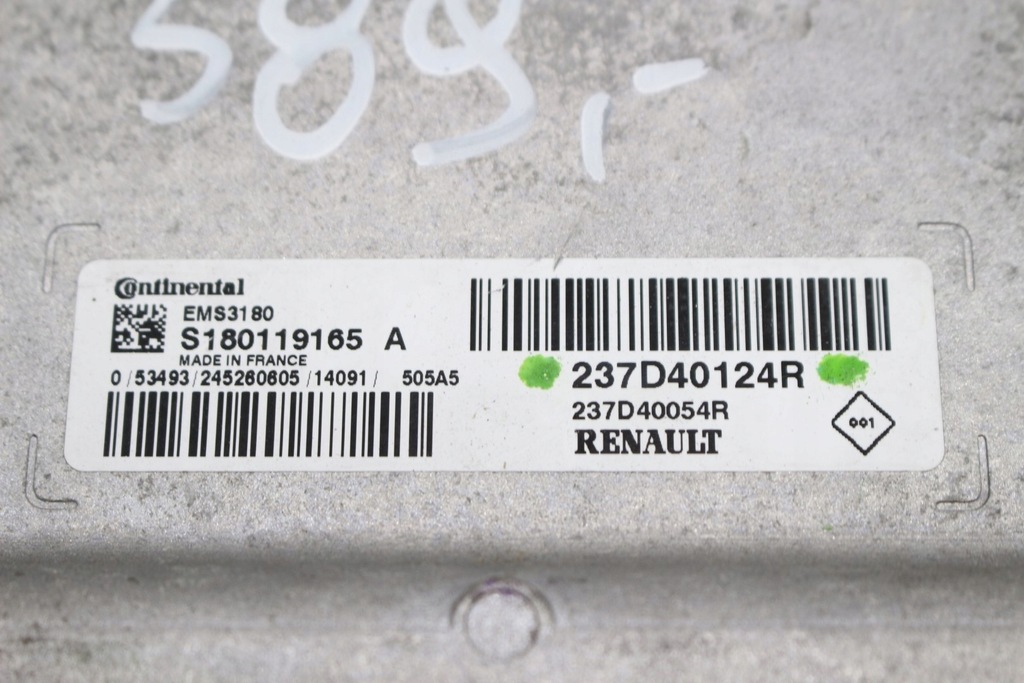 фото №6, Бортовой компьютер блок управления 237d40124r renault zoe