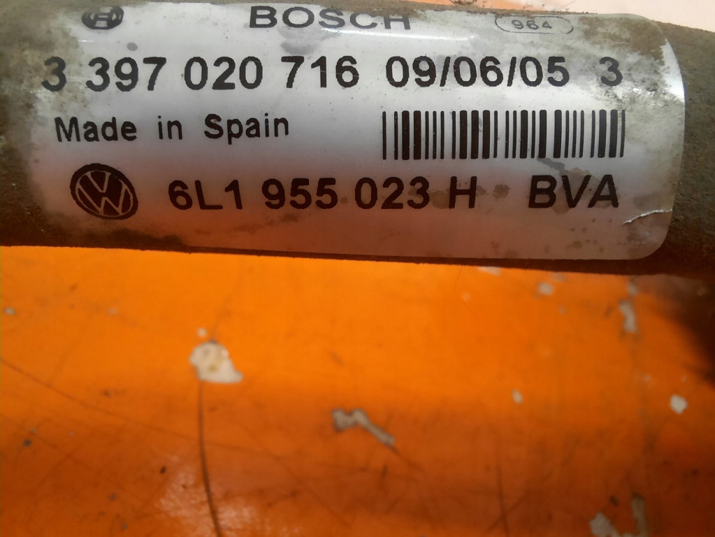 фото №7, Seat cordoba ii 03-09 механизм моторчик дворник перед 6l1955023h bky