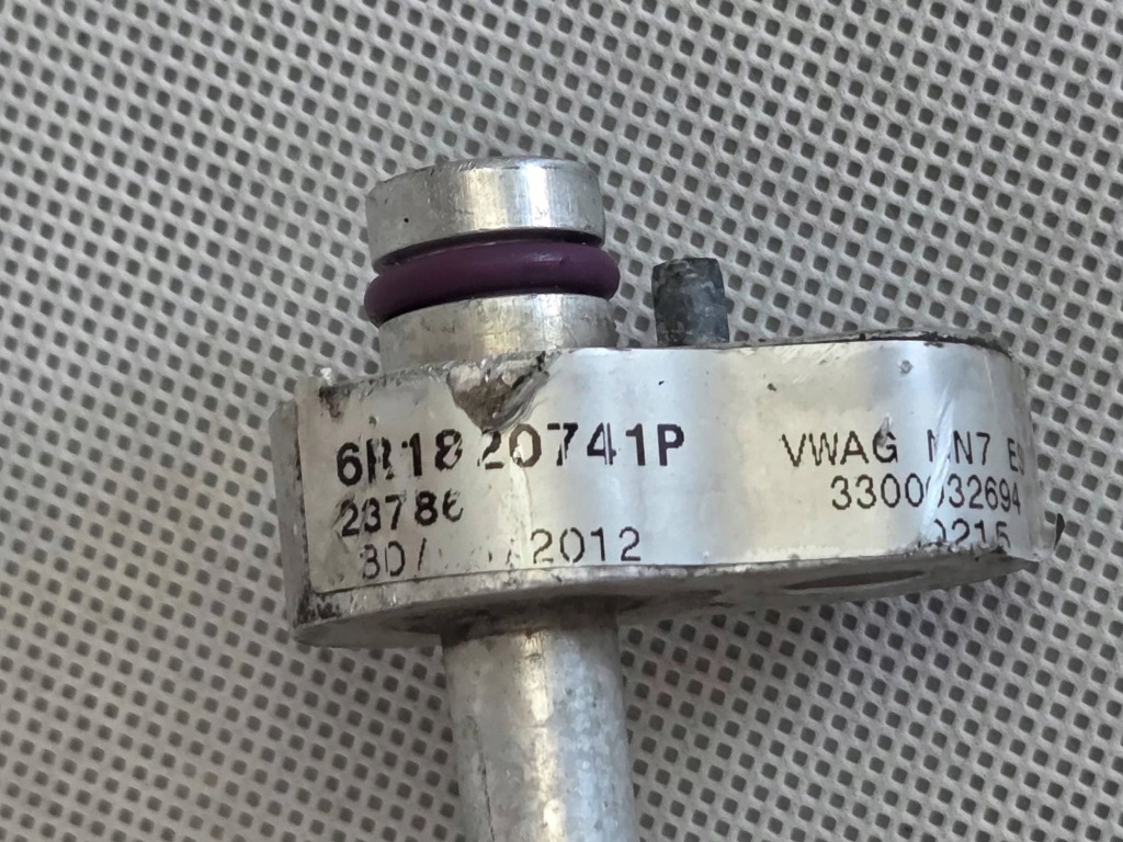 фото №8, Skoda fabia ii 1.2 mpi шланг кондиционера 6r1820741p