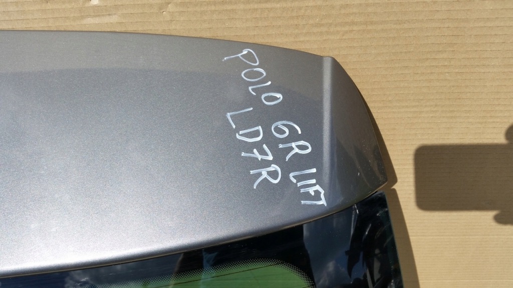 фото №7, Volkswagen polo 5 v 6r 6c 5d кришка багажника багажника код лакофарбового покриття ld7r