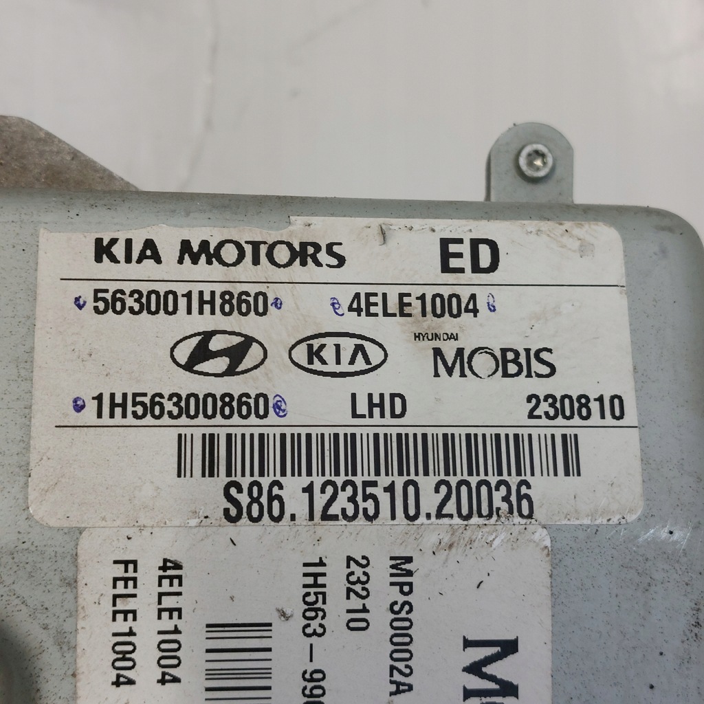 фото №10, Kia ceed 1 i lift усилитель колонка руля 1h56300860 563001h860