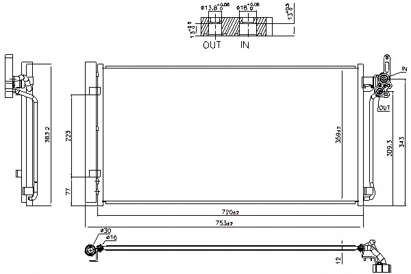 фото №12, Радиатор кондиционера nissens 941287