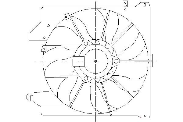 фото №2, Вентилятор радиатора с корпус ford tourneo conn