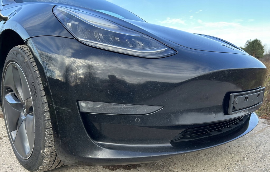 фото №15, Kompletny перед капот лампи бампер pas крила tesla 3 awd 470km 2019r