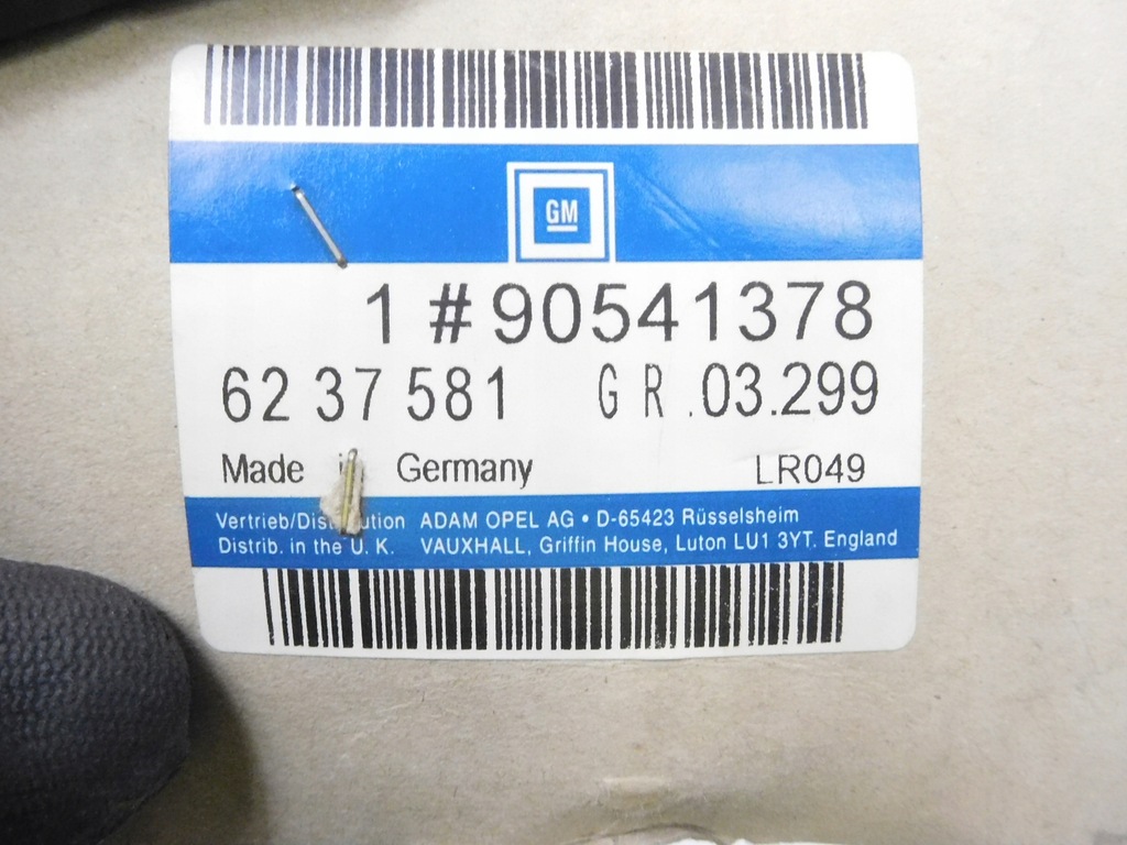 фото №6, Модуль блок управления подушка безопасности opel astra f оригинальный номер 90541378