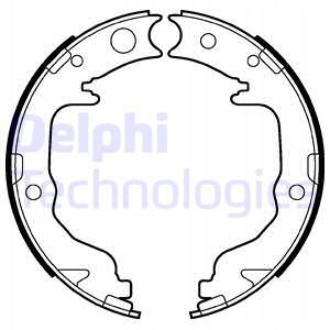 фото №2, Delphi ls2026 набор колодка тормозных, тормоз стояночный