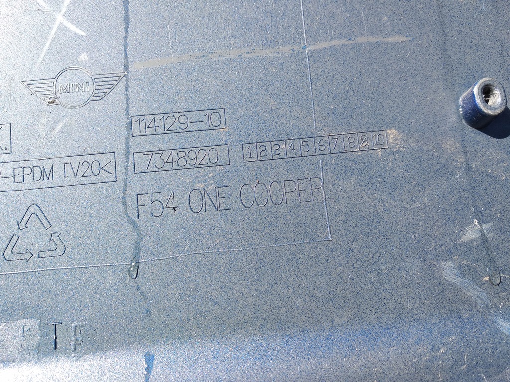 фото №10, Mini cooper clubman f54 бампер задній задня