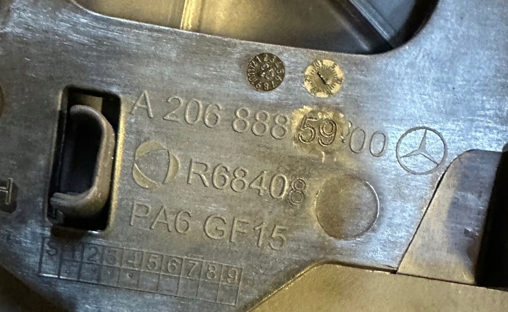 фото №16, Mercedes бампер передній c klasa 206 w206 a2068859401 pts 63 amg 197