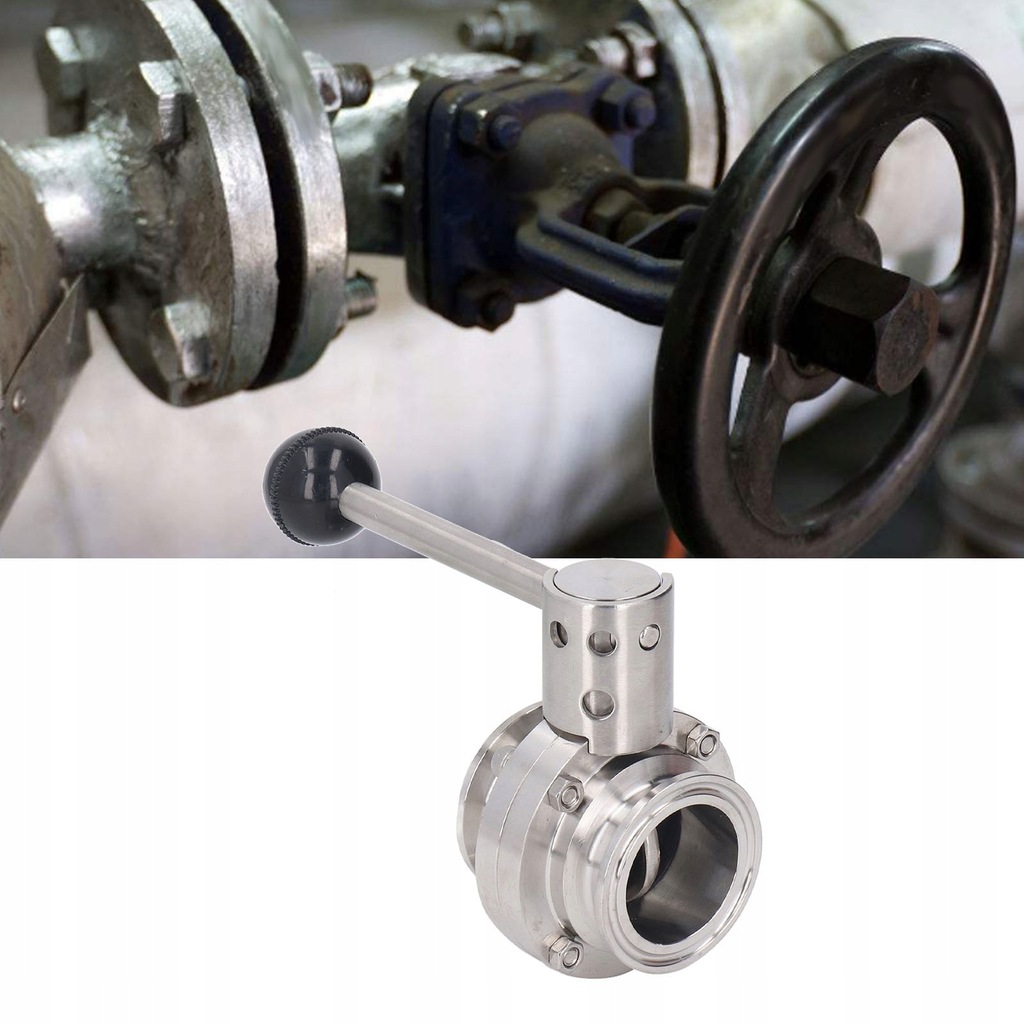 фото №11, Клапан motylkowy sanitarny з підкладка силіконова клапан motylkowy з