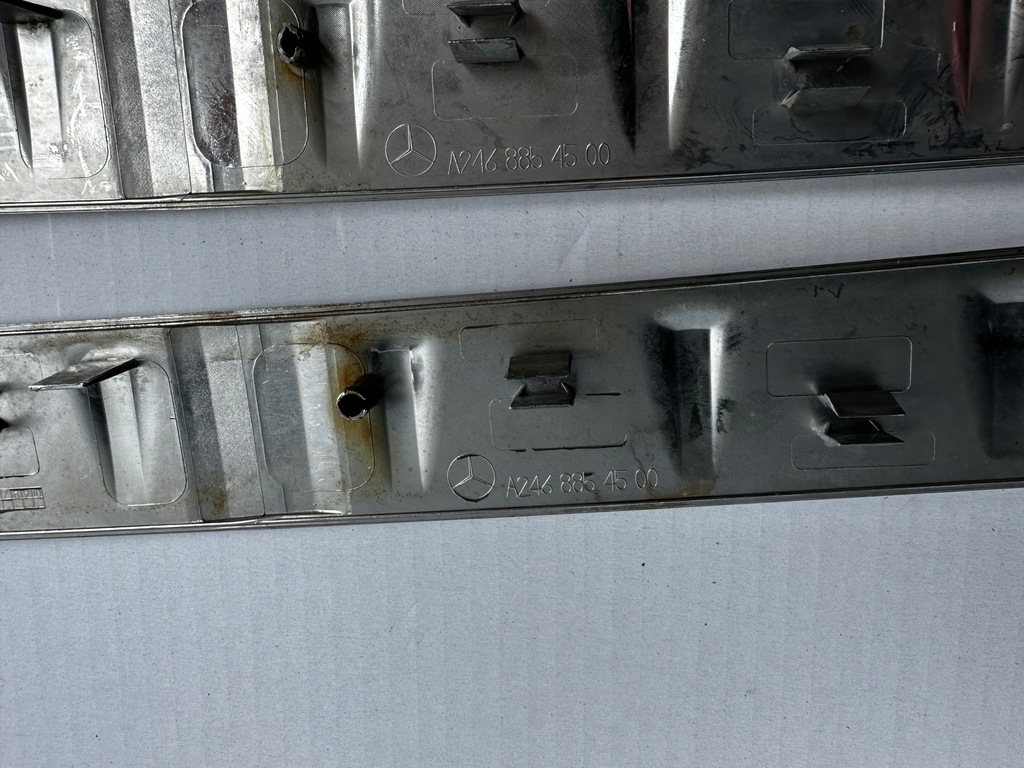 фото №12, Хром молдинг бампера задняя mercedes w246 b