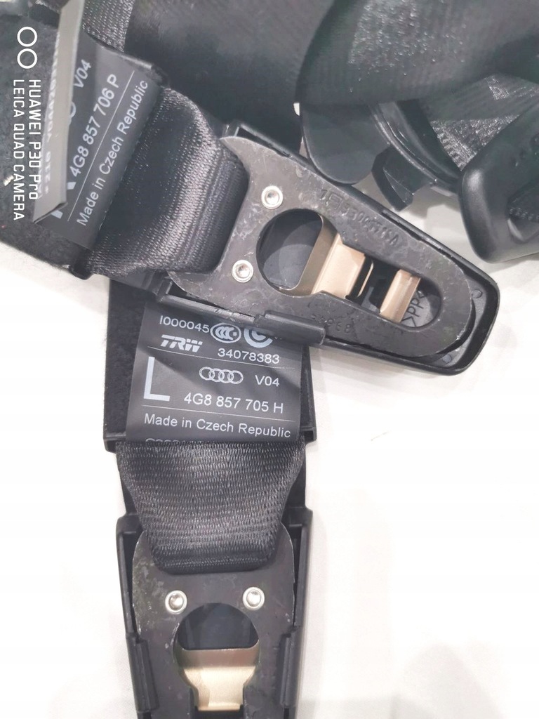 фото №8, Audi a6 c7 a7 c7 передние ремни безопасности 4g8880741 fabrycznie nowe