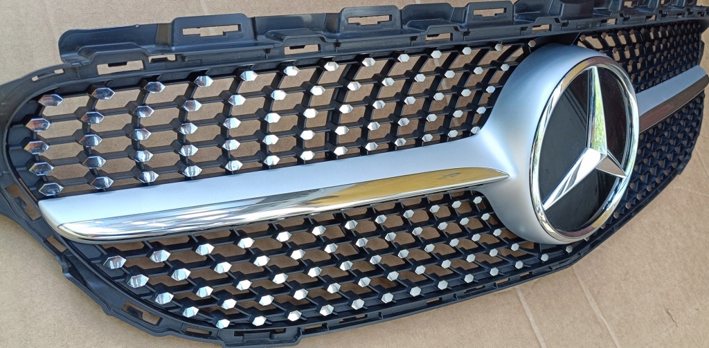 фото №7, Mercedes c-klasa w205 решітка радіатора решітка радіатора diamant lift