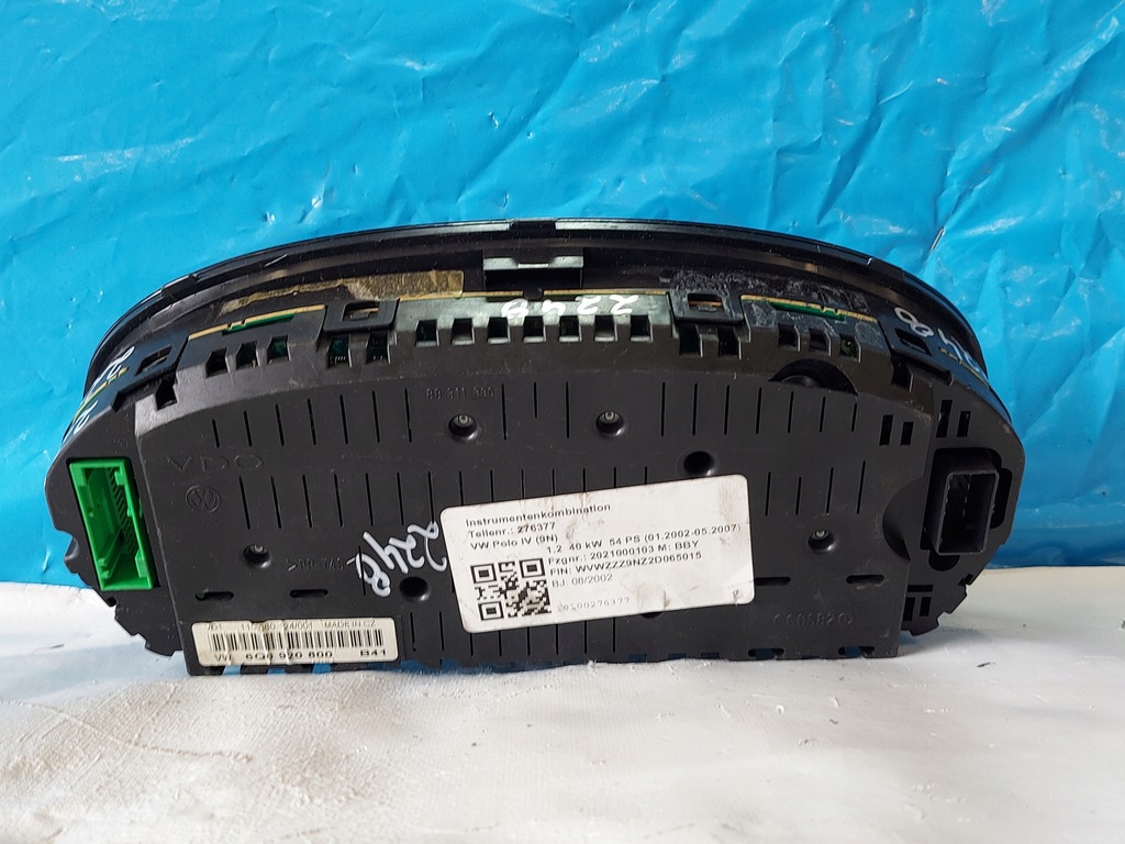 фото №10, Лічильник приладова панель vw polo 9n 1.2 b 6q0920800