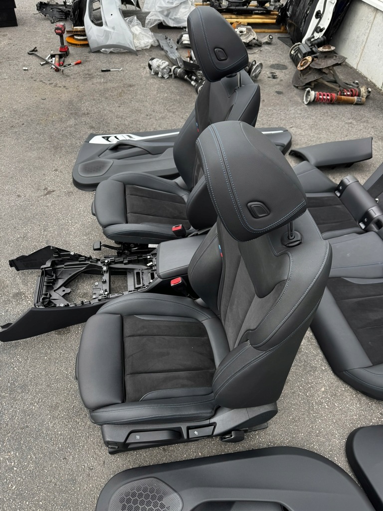 фото №10, Bmw g26 i4 sedan сидіння салон mpakiet повний сидіння оббивка