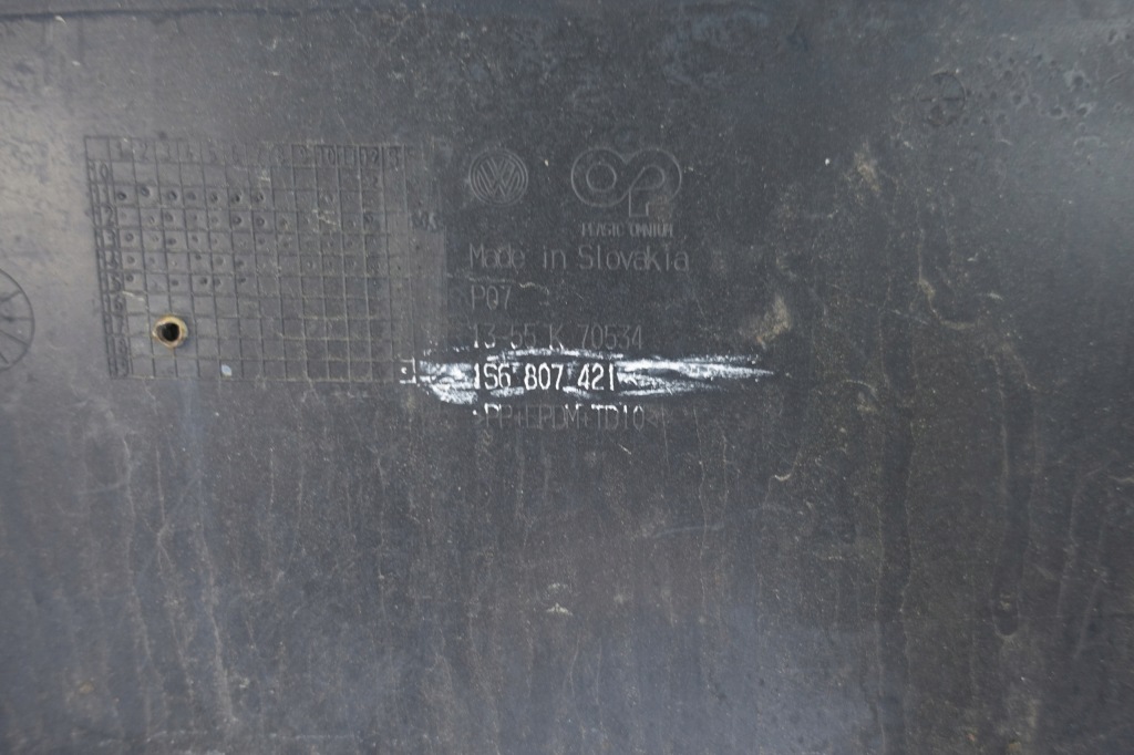 фото №11, Volkswagen vw up 1s6 1s6807421 бампер задняя задний