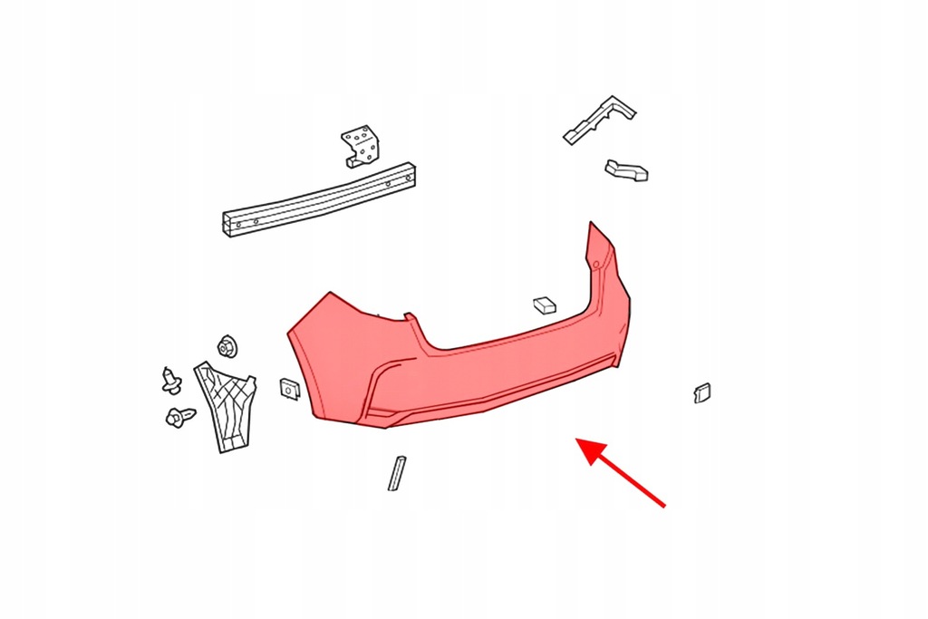 фото №10, Toyota corolla xii e21 2019+ sedan бампер задний 5215902e60