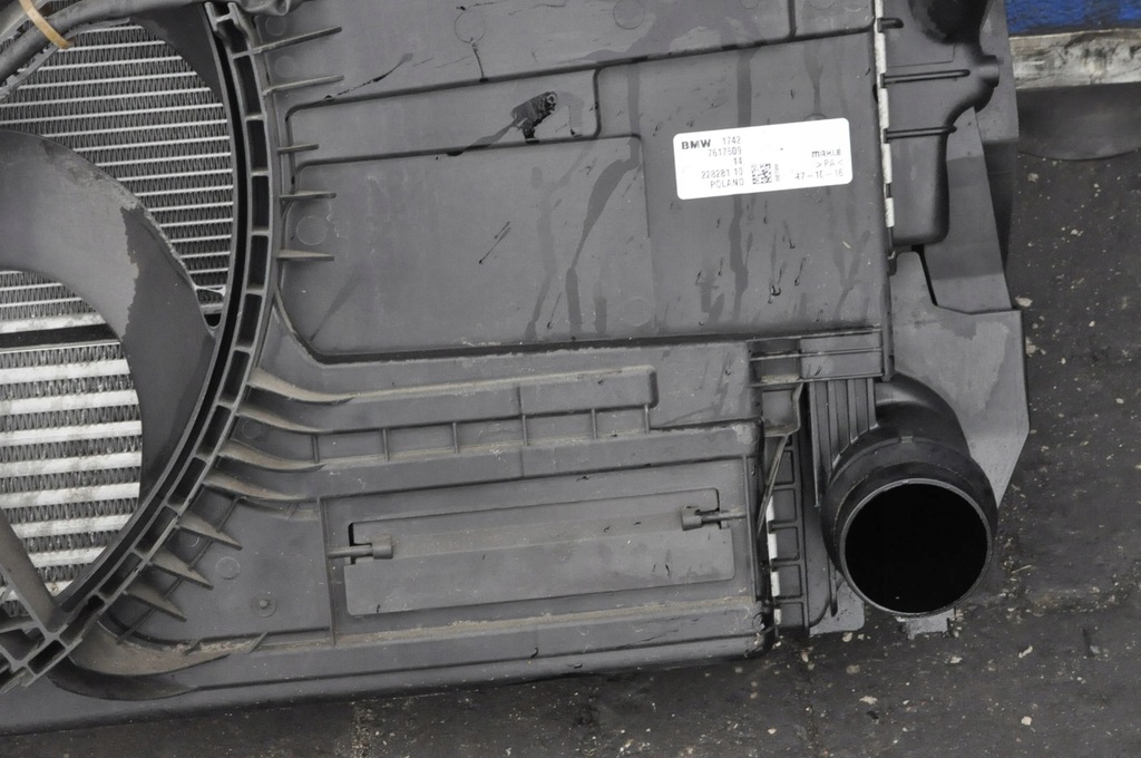 фото №7, Bmw f48 2.0 d радиатор охлаждающая жидкость кондиционера комплект 7617609