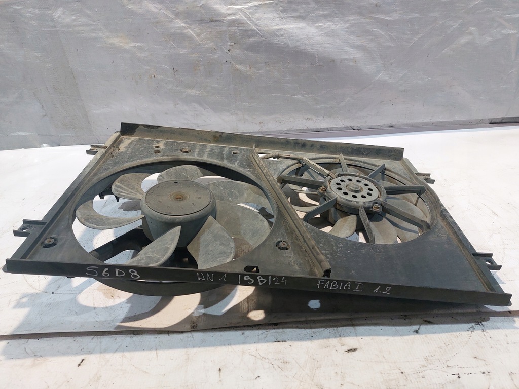 фото №6, Вентилятор радіатора skoda fabia i 1.2