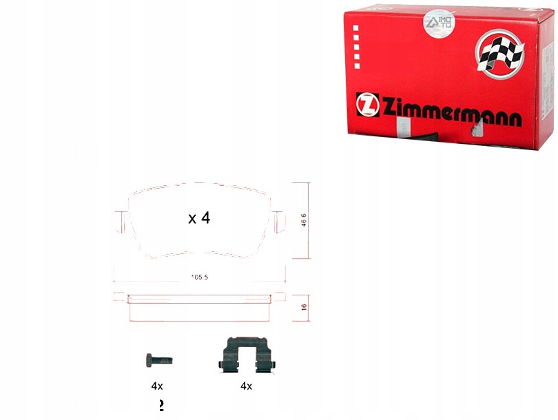 фото №1, Гальмівні колодки гальмівний. fiat croma 05- задня