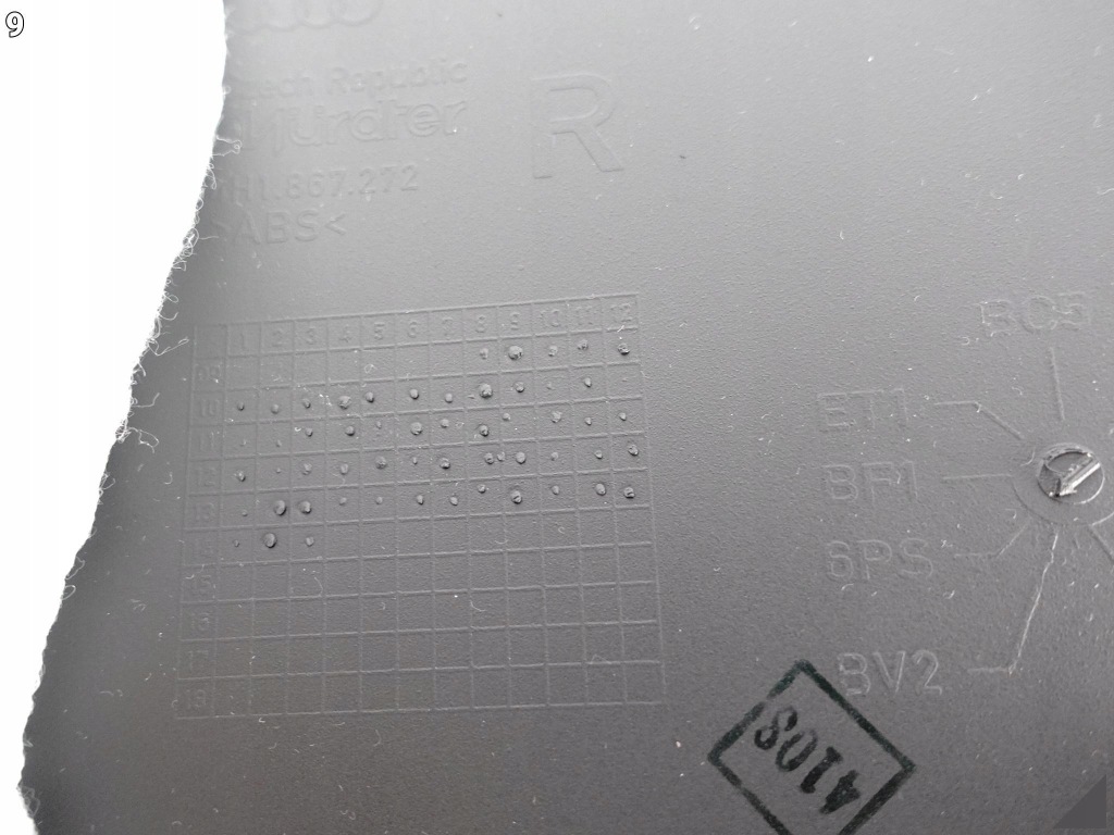 Audi a8 4h0 4h1 d4 рестайлинг  09-17 обшивка правого стойка a порог led long 6ps Цена