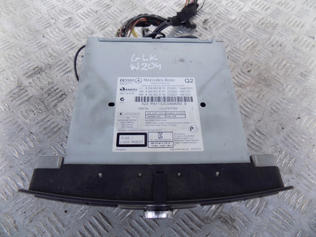 фото №3, Mercedes glk x204 lift радио навигация