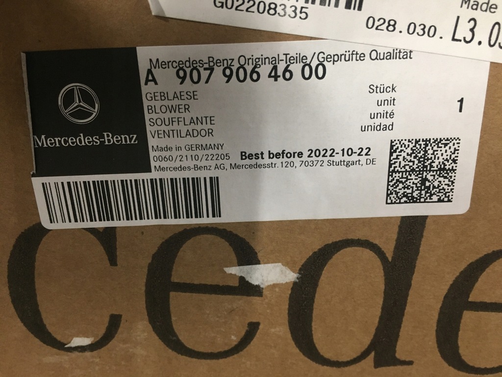 фото №5, Вентилятор mercedes sprinter w907 w910