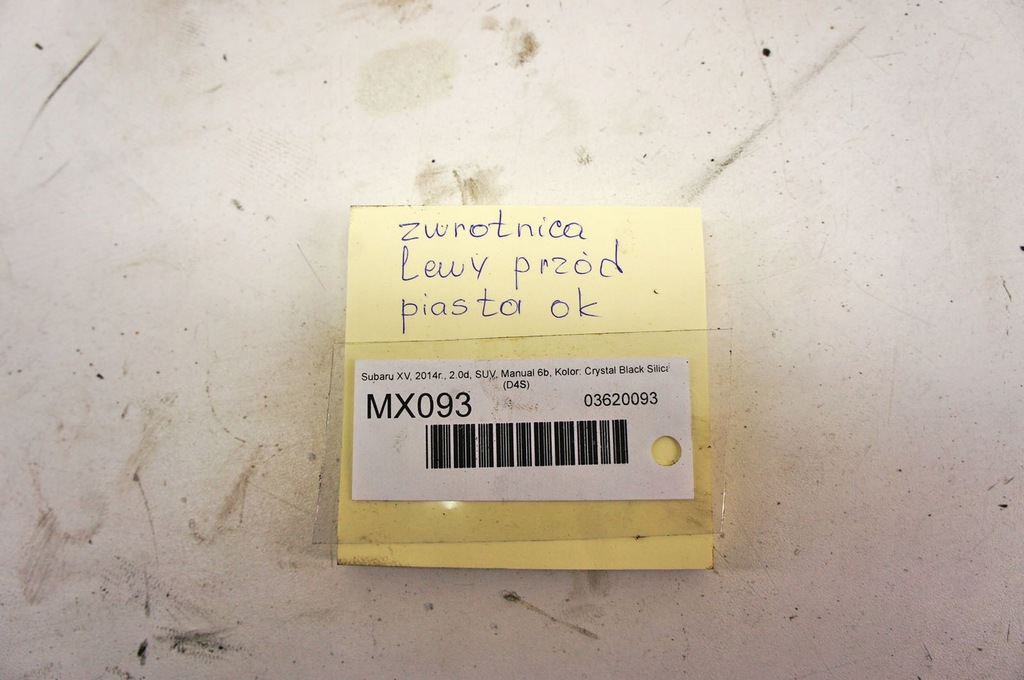 фото №5, Mx093 subaru xv i 2.0d поворотный кулак ступица левый перед
