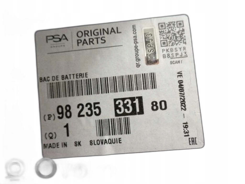 фото №11, Основа / корпус акумулятор for peugeot 208 oem: 9823533180