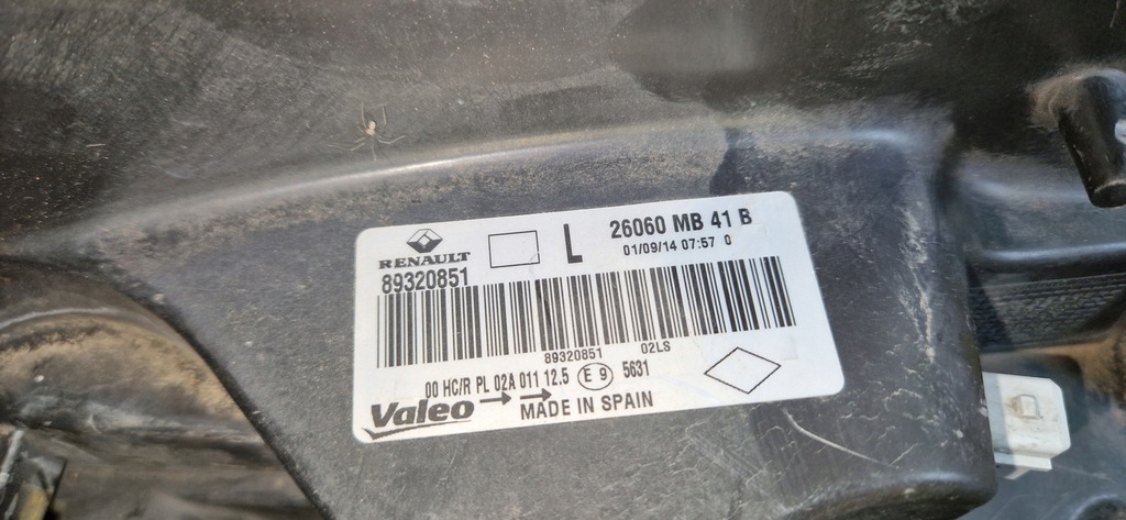 фото №4, Лампа левая renault maxity cabstar 89320851 europa