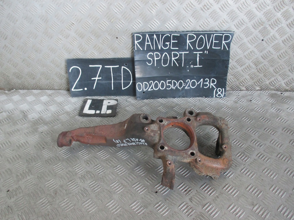 фото №3, Поворотний кулак перед ліва land rover range rover sport i 2.7 td 05-13