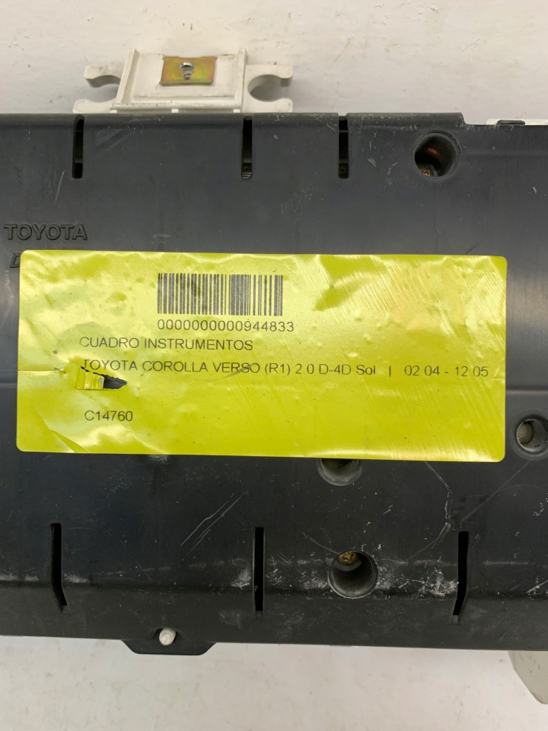фото №5, Лічильник приладова панель toyota corolla verso