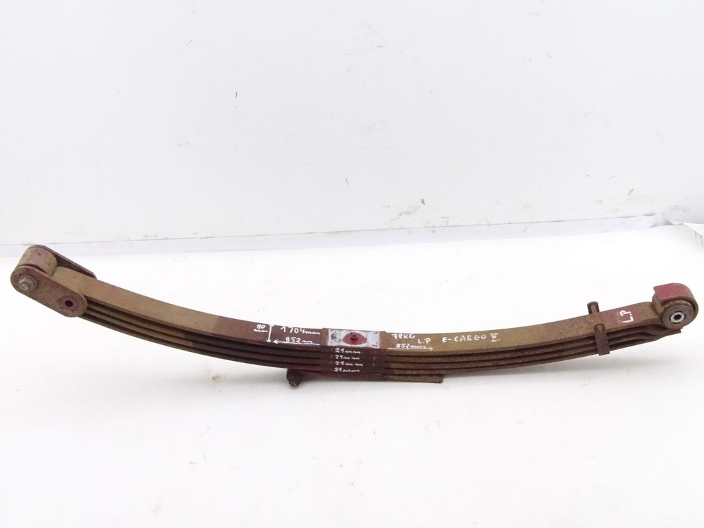 фото №1, Iveco eurocargo ii iii 02-15 рессора перед 4 щетки 8cm