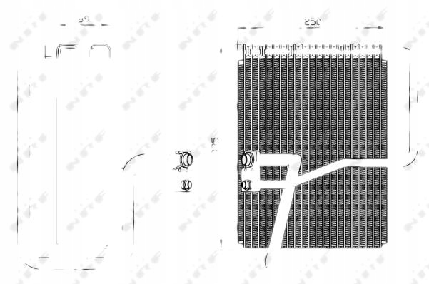 фото №16, Випарник кондиціонера ford focus i tourneo connect transit connect