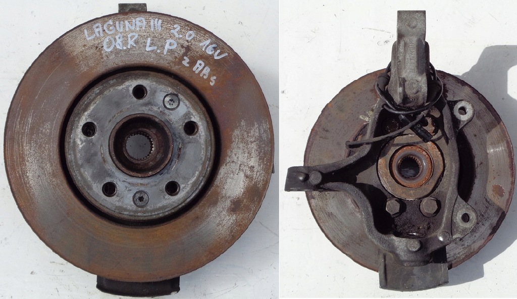 фото №1, Renault laguna iii 2.0 16v поворотний кулак ліва перед