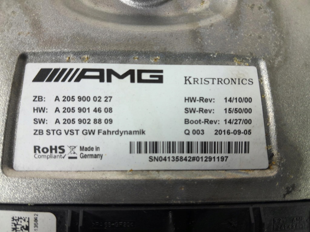 фото №4, Mercedes c 43 amg w205 блок управления подвеска