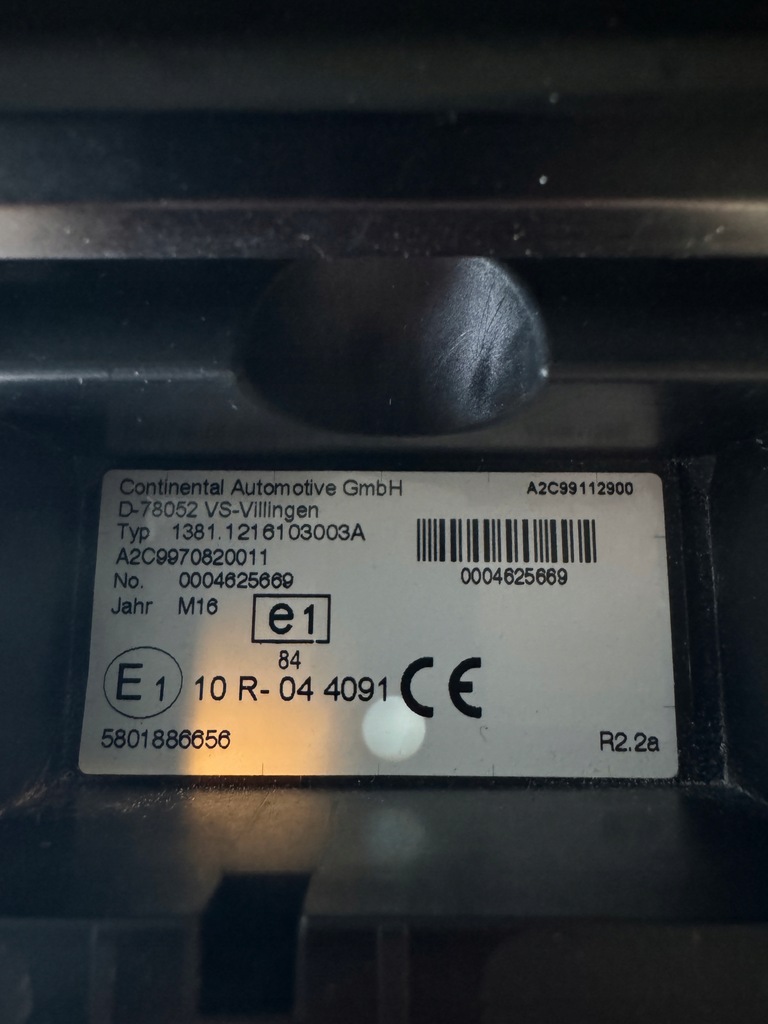 фото №2, Тахограф tacho r2.2a iveco stralis hi-way 2016 rok