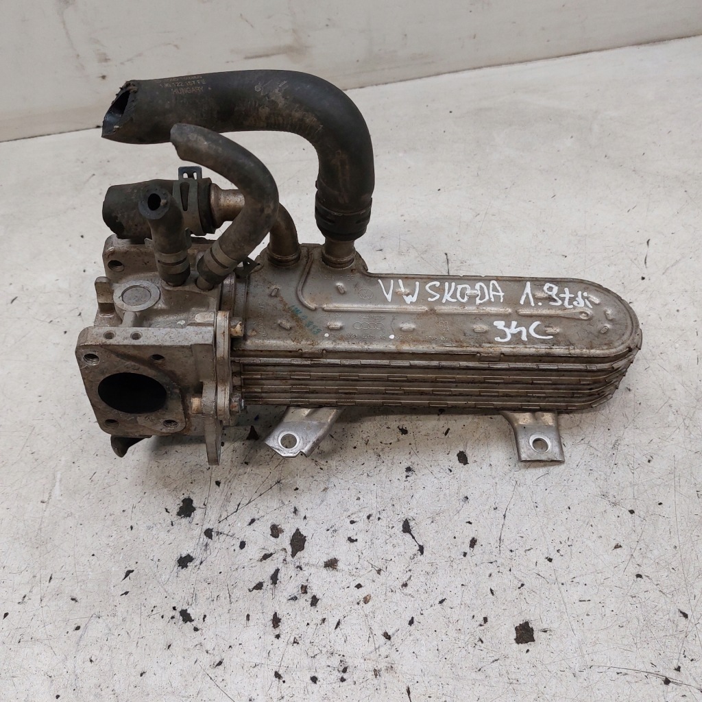 фото №1, Volkswagen skoda 1,9tdi радиатор выхлопных газов клапан egr