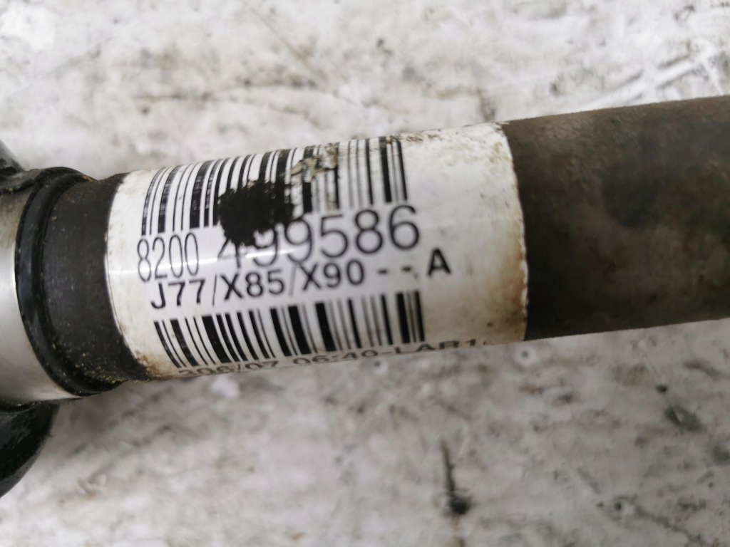 Привідний вал довга правий перед renault clio 3 1.5 dci Оригінал