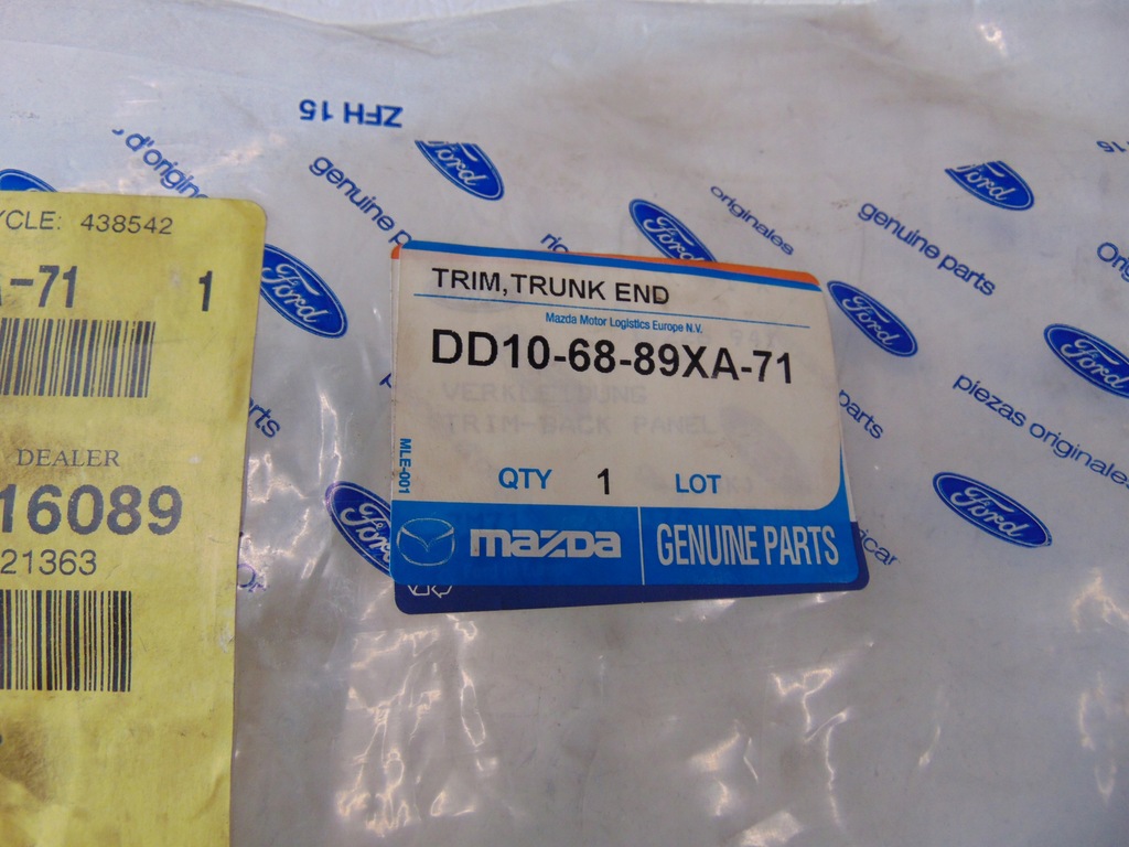 фото №8, Захист накладка багажника задня mazda 2 02-07