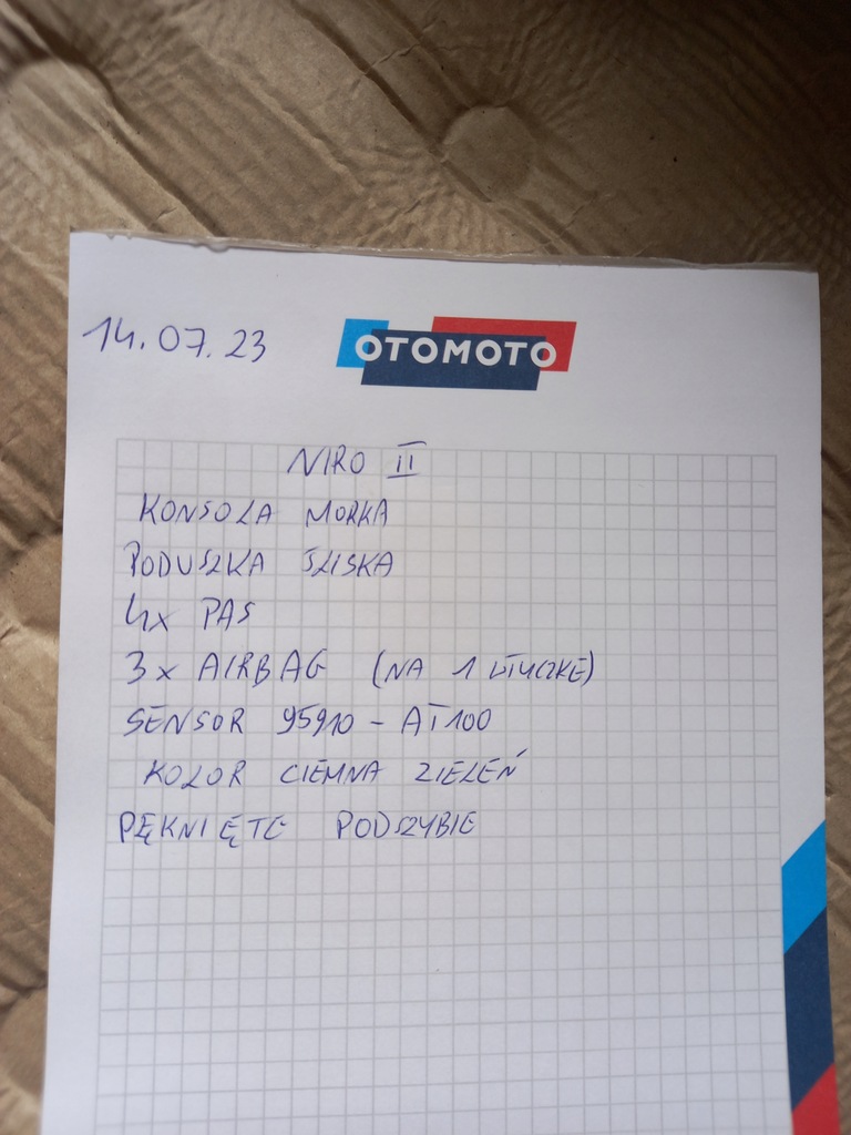 фото №13, Kia niro ii консоль приборная панель приборная подушка безопасности kpl