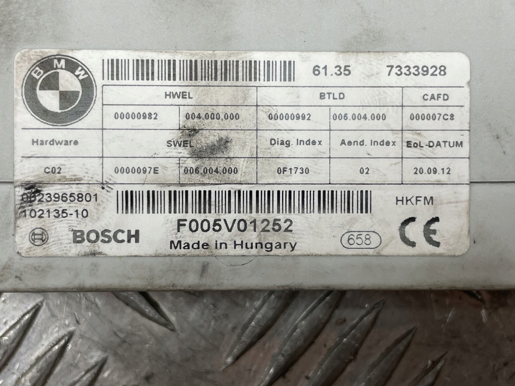 фото №8, Bmw f11 блок управления модуль крышки задняя 7333928