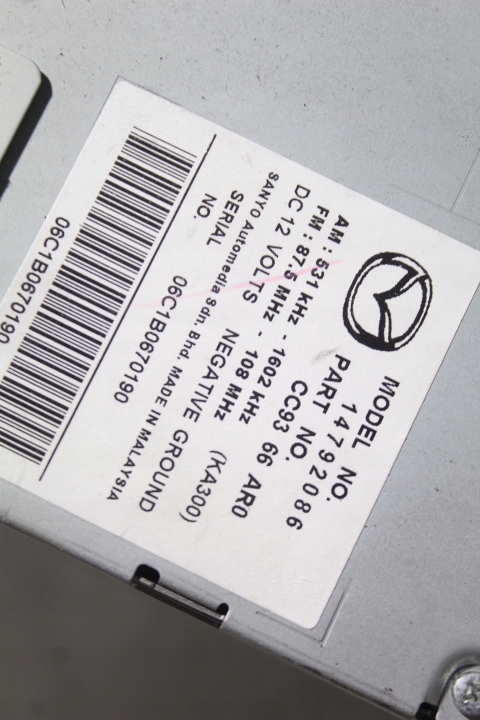 фото №4, Радіо mazda 5 i