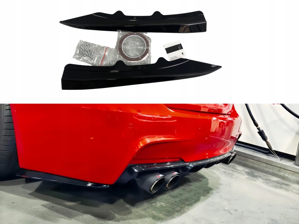 фото №1, Накладка заднего бампера bmw f30 f31 сплиттер