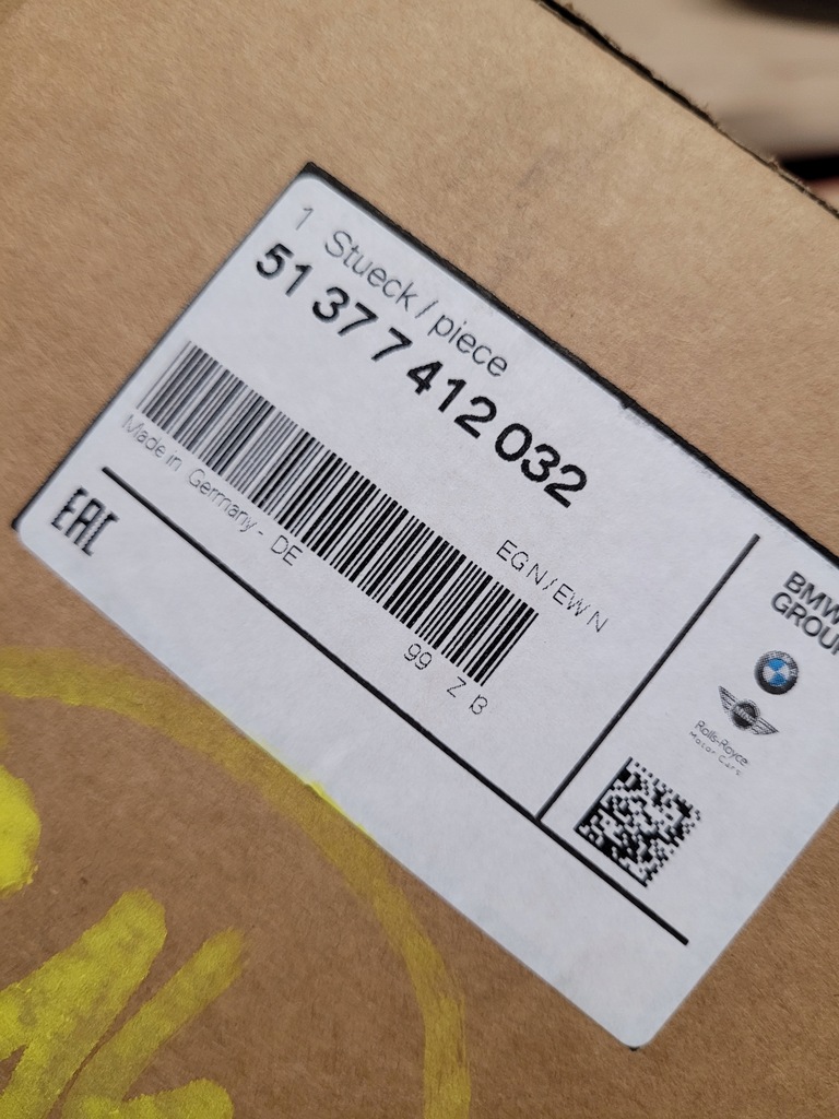 фото №7, Bmw f36 4 стекло кузовная правая nowa оригинальный номер