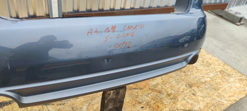 фото №6, Бампер задня audi a4 b7 cabrio s line lx7z комплект