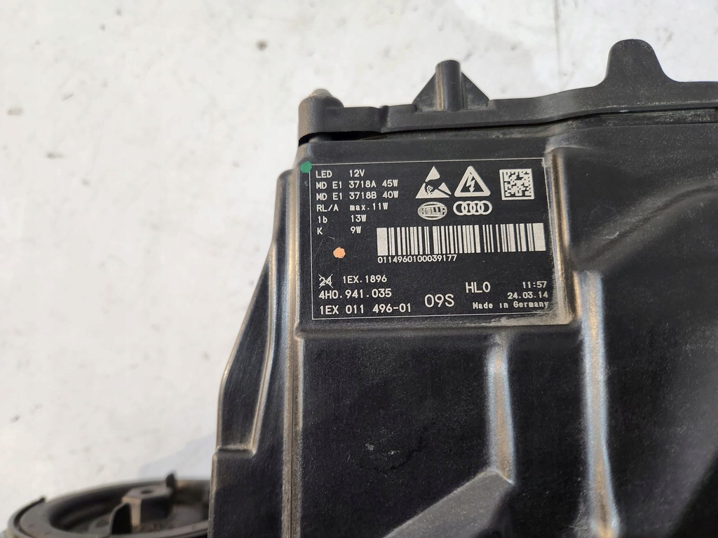 фото №9, Audi a8 d4 lci лампа full led matrix ліва - 17049