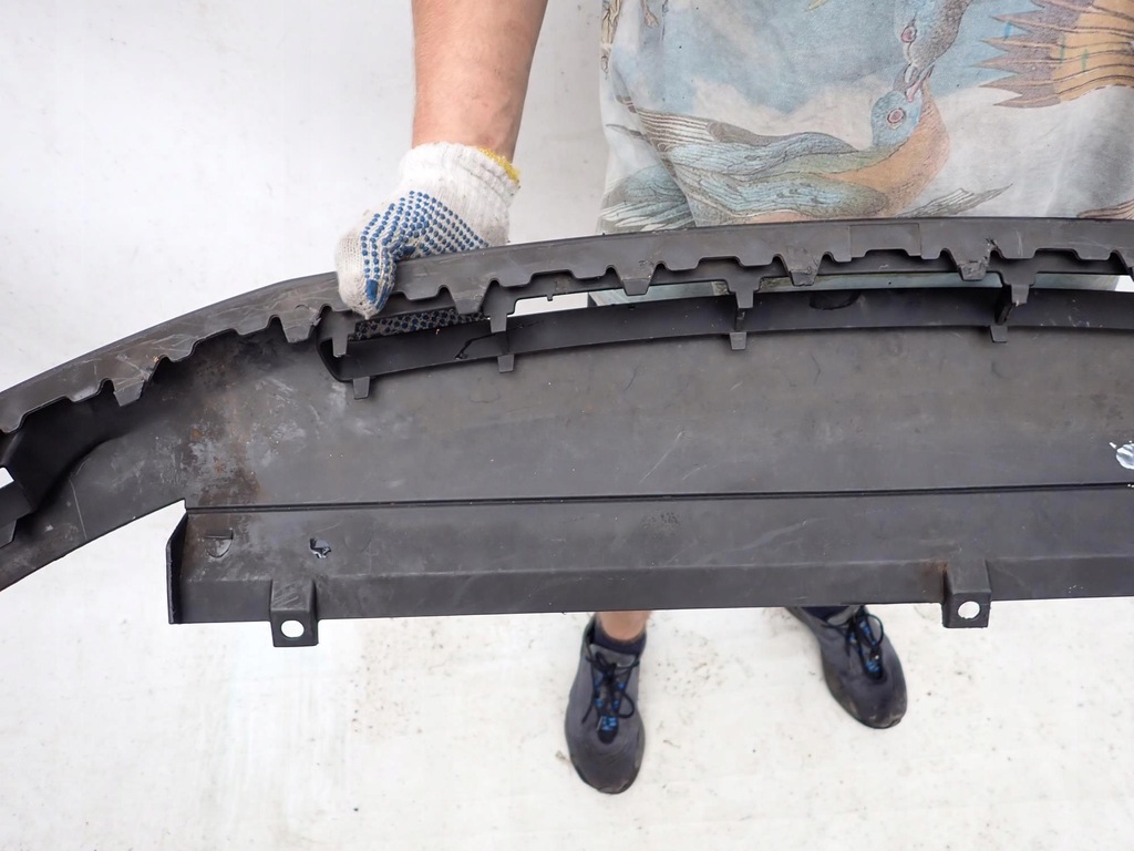 фото №9, Vw phaeton 02-10 dół накладка спойлер бампера перед