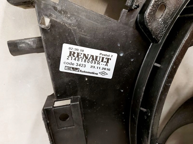 фото №6, Renault clio iv 1.5 dci 1.2 tce вентилятор вентилятор радиатора 214818009r