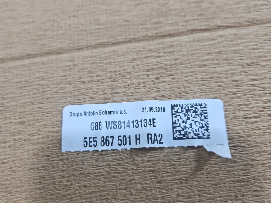 Потолок skoda octavia 3 3 5e hb хэтчбек Оригинал